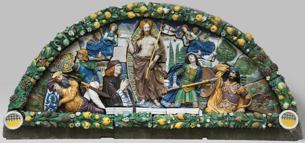 "Resurrection of Christ," was created in the early 1500s by Giovanni della Robbia, will be featured in an upcoming exhibit opening this spring at the National Gallery of Art in Washington. (CNS photo/courtesy National Gallery of Art)