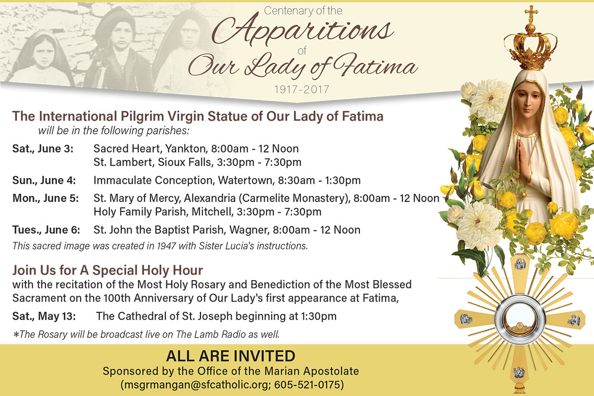 Centenary of the Apparitions of Our Lady of Fatima
