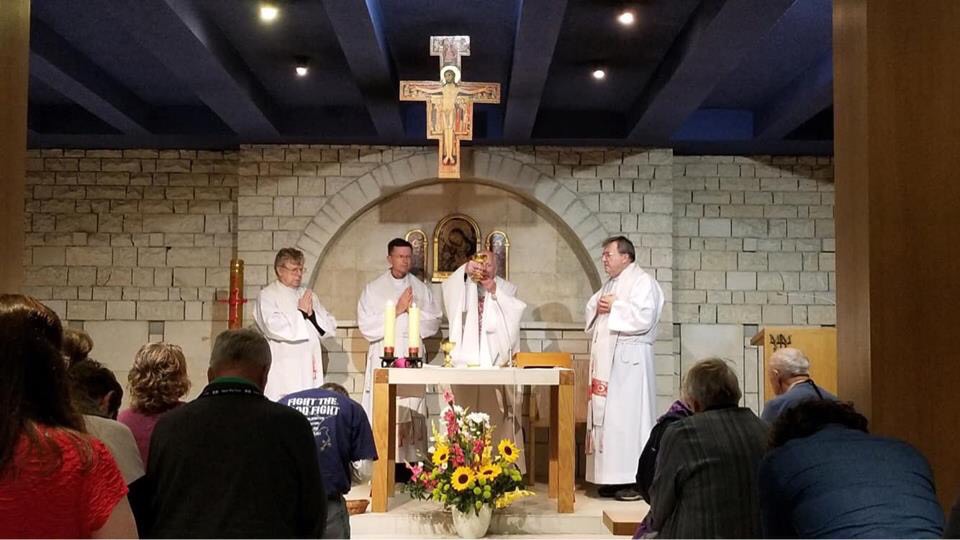 Poland Welcomes Bishop Swain, Pilgrims